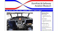 Desktop Screenshot of dumfriesaviationmuseum.com